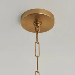 Channel Side Saucer Pendant