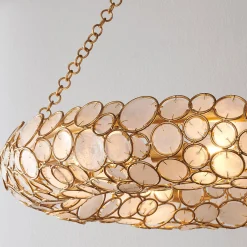 Charisma Capiz Convertible Chandelier