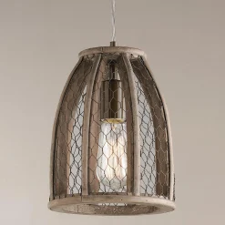 Chicken Wire Pendant - Small