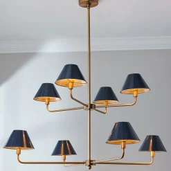 Chris Loves Julia Edie Two-Tier Chandelier - 8 Light