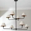Chris Loves Julia Edie Two-Tier Chandelier - 8 Light