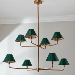 Chris Loves Julia Edie Two-Tier Chandelier - 8 Light
