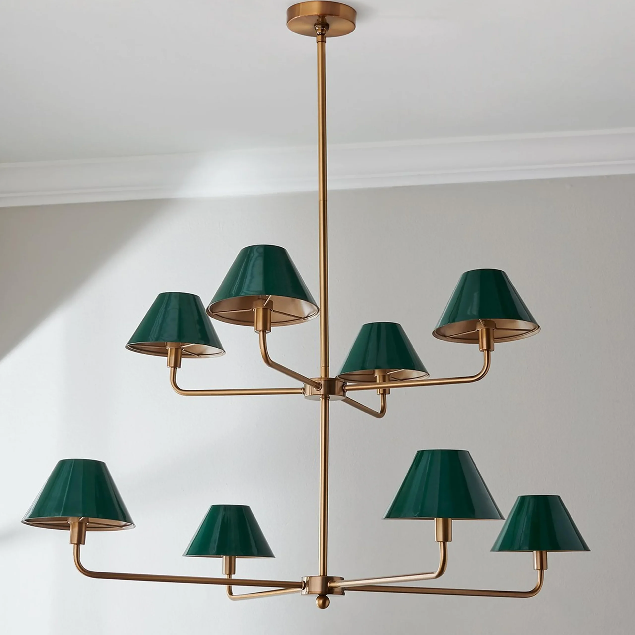 Chris Loves Julia Edie Two-Tier Chandelier - 8 Light