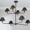 Chris Loves Julia Edie Two-Tier Chandelier - 8 Light