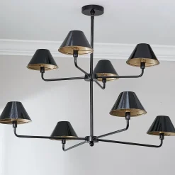 Chris Loves Julia Edie Two-Tier Chandelier - 8 Light