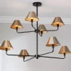Chris Loves Julia Edie Two-Tier Chandelier - 8 Light
