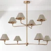 Chris Loves Julia Edie Two-Tier Chandelier - 8 Light