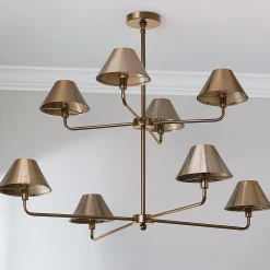 Chris Loves Julia Edie Two-Tier Chandelier - 8 Light