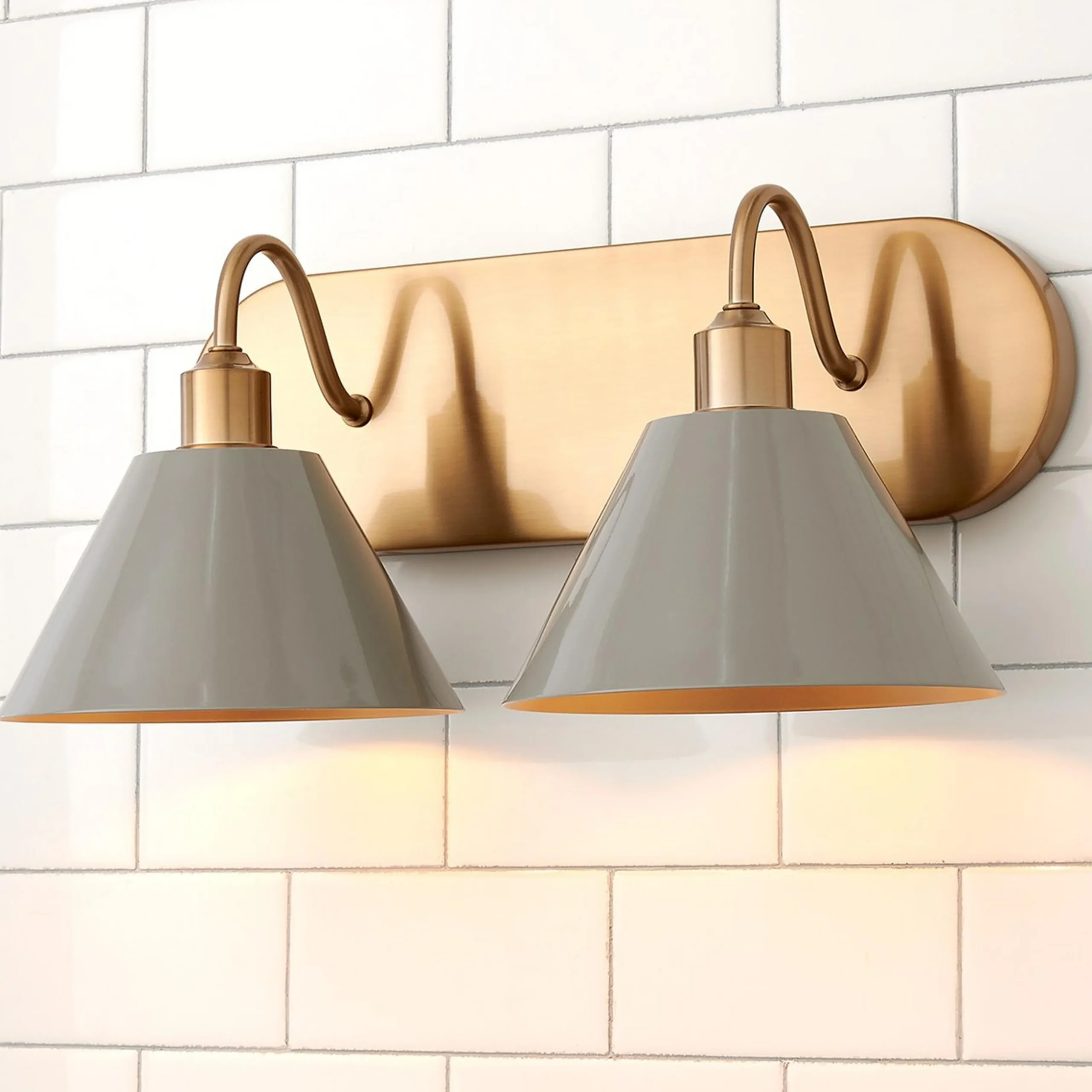 Chris Loves Julia Edie Vanity Light - 2 Light