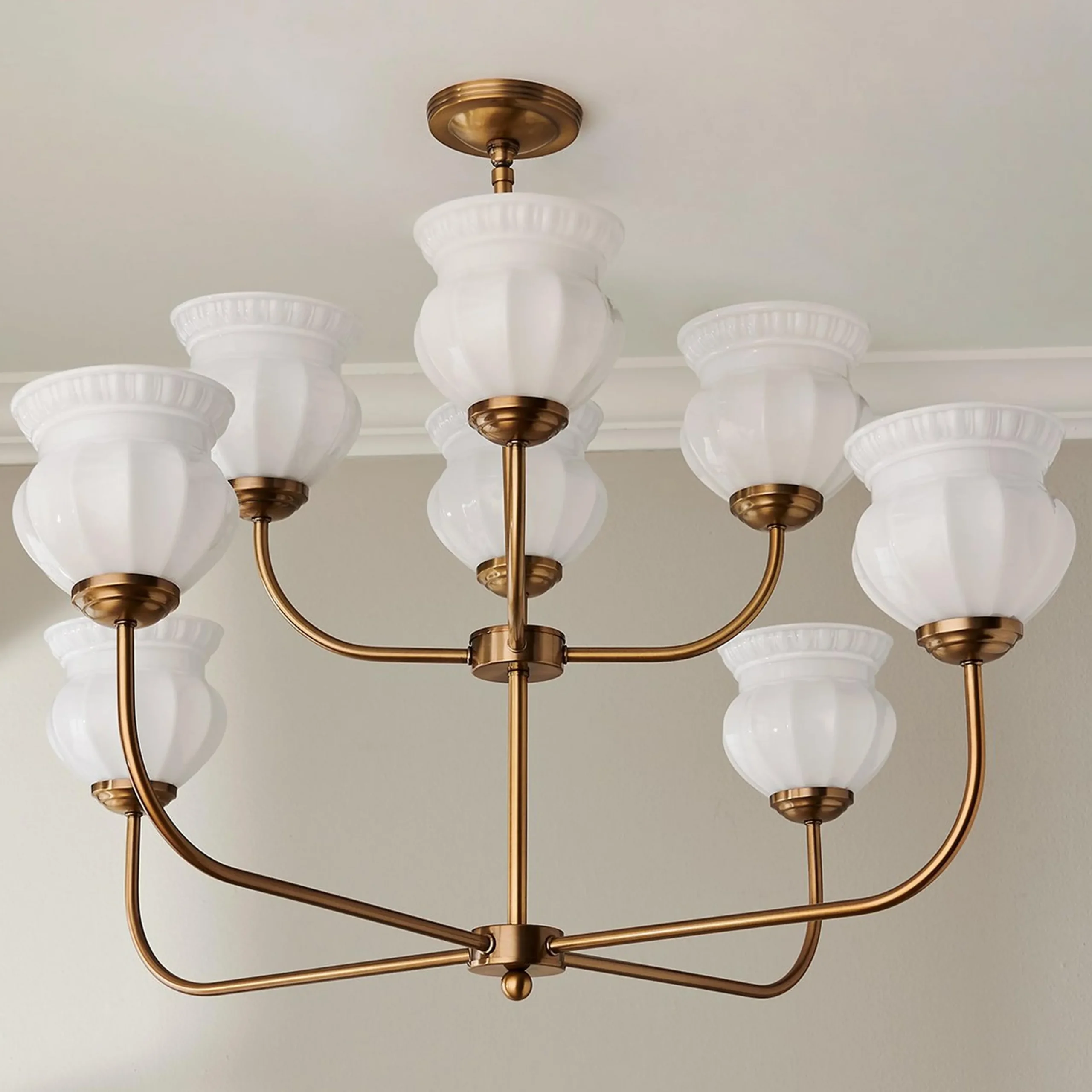 Chris Loves Julia Marlo Two-Tier Chandelier - 8 Light