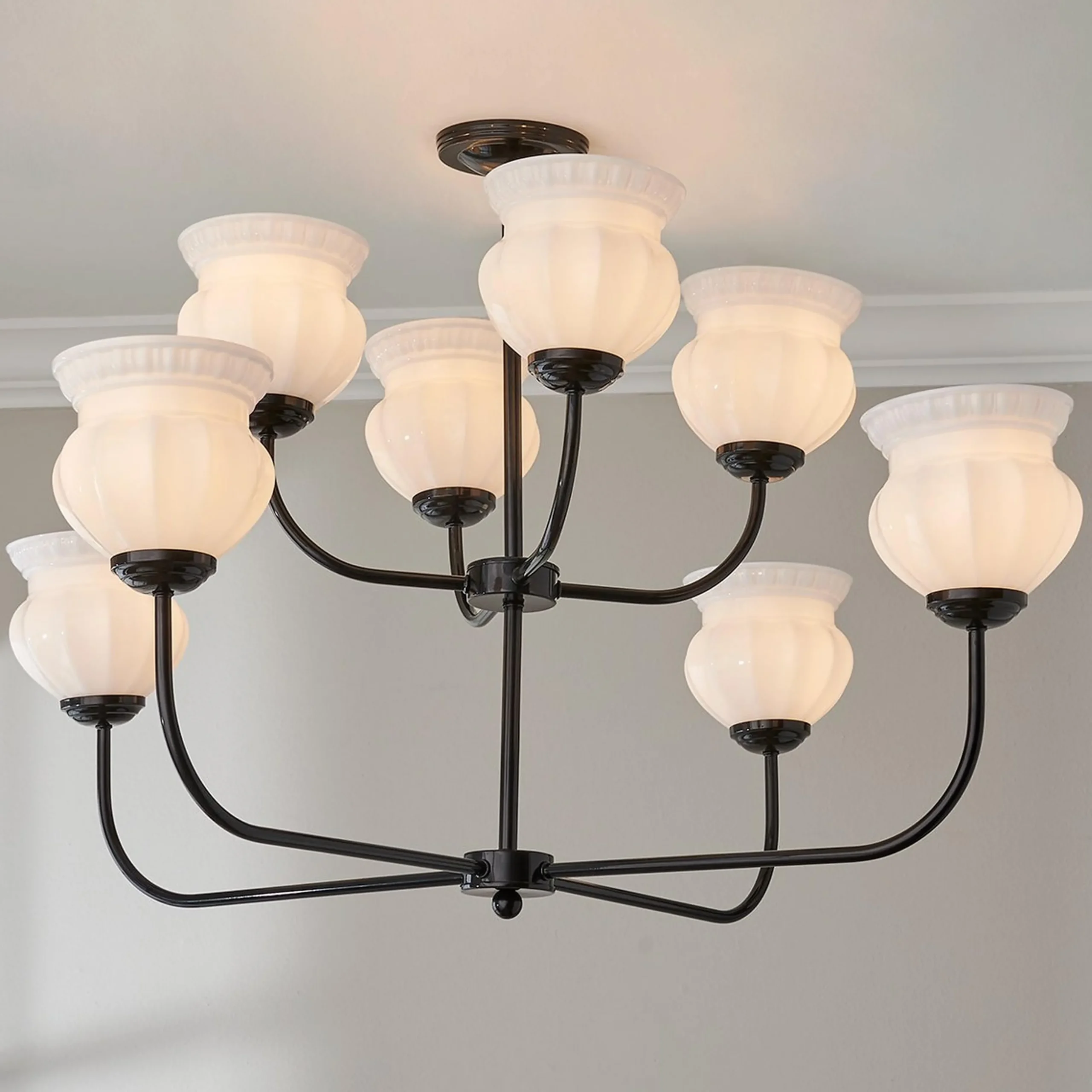 Chris Loves Julia Marlo Two-Tier Chandelier - 8 Light