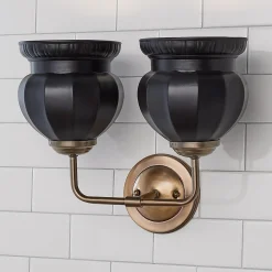 Chris Loves Julia Marlo Vanity Light - 2 Light - Ceramic