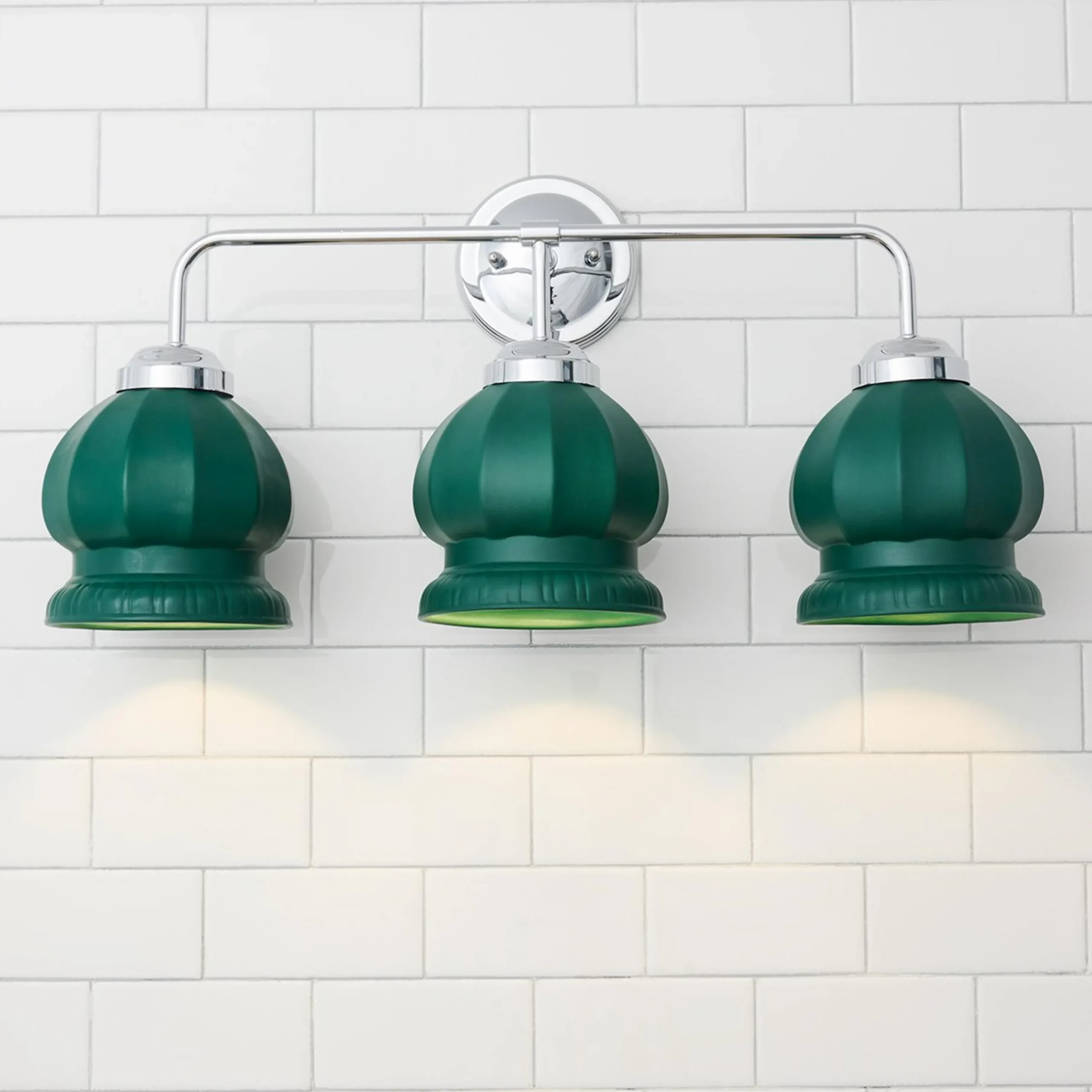 Chris Loves Julia Marlo Vanity Light - 3 Light - Ceramic