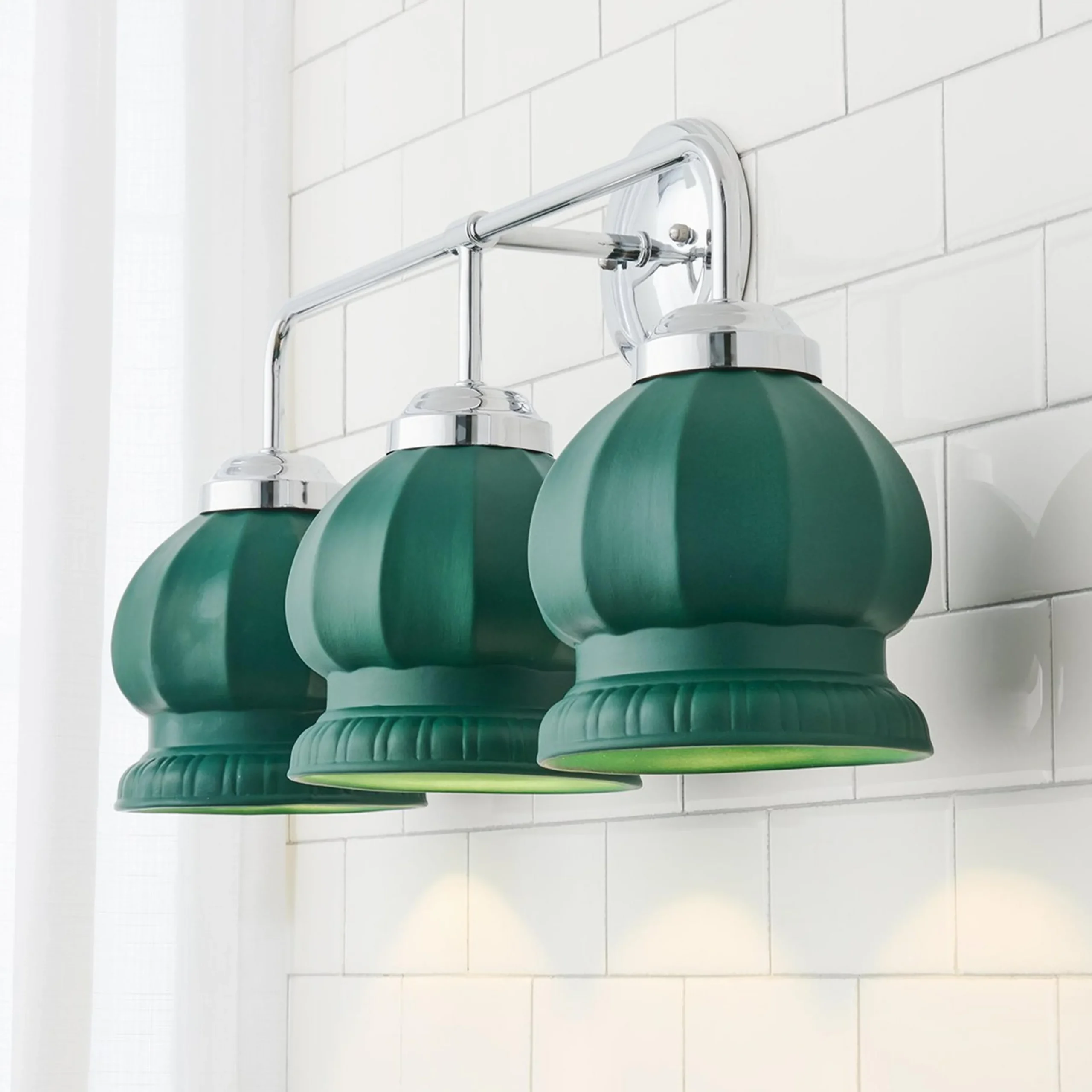 Chris Loves Julia Marlo Vanity Light - 3 Light - Ceramic
