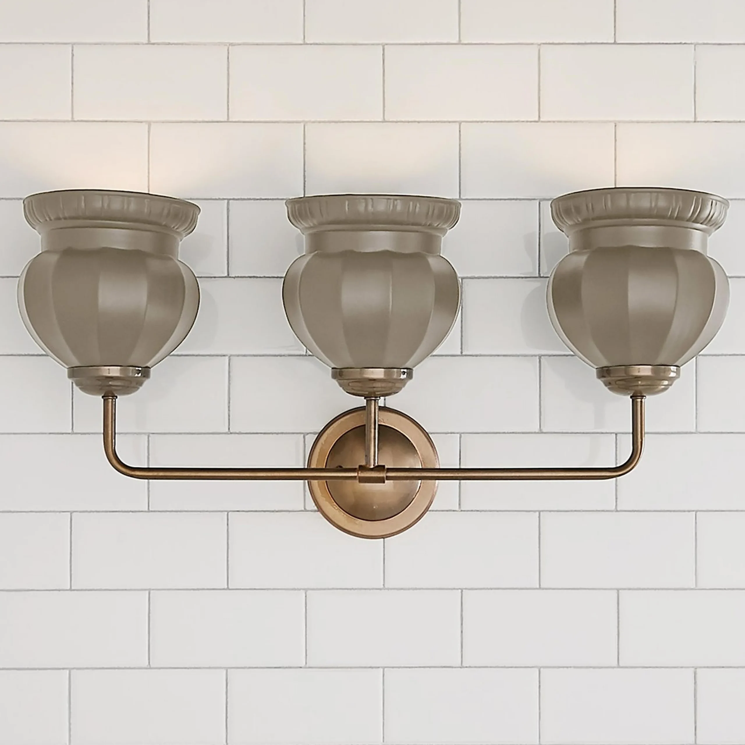 Chris Loves Julia Marlo Vanity Light - 3 Light - Ceramic