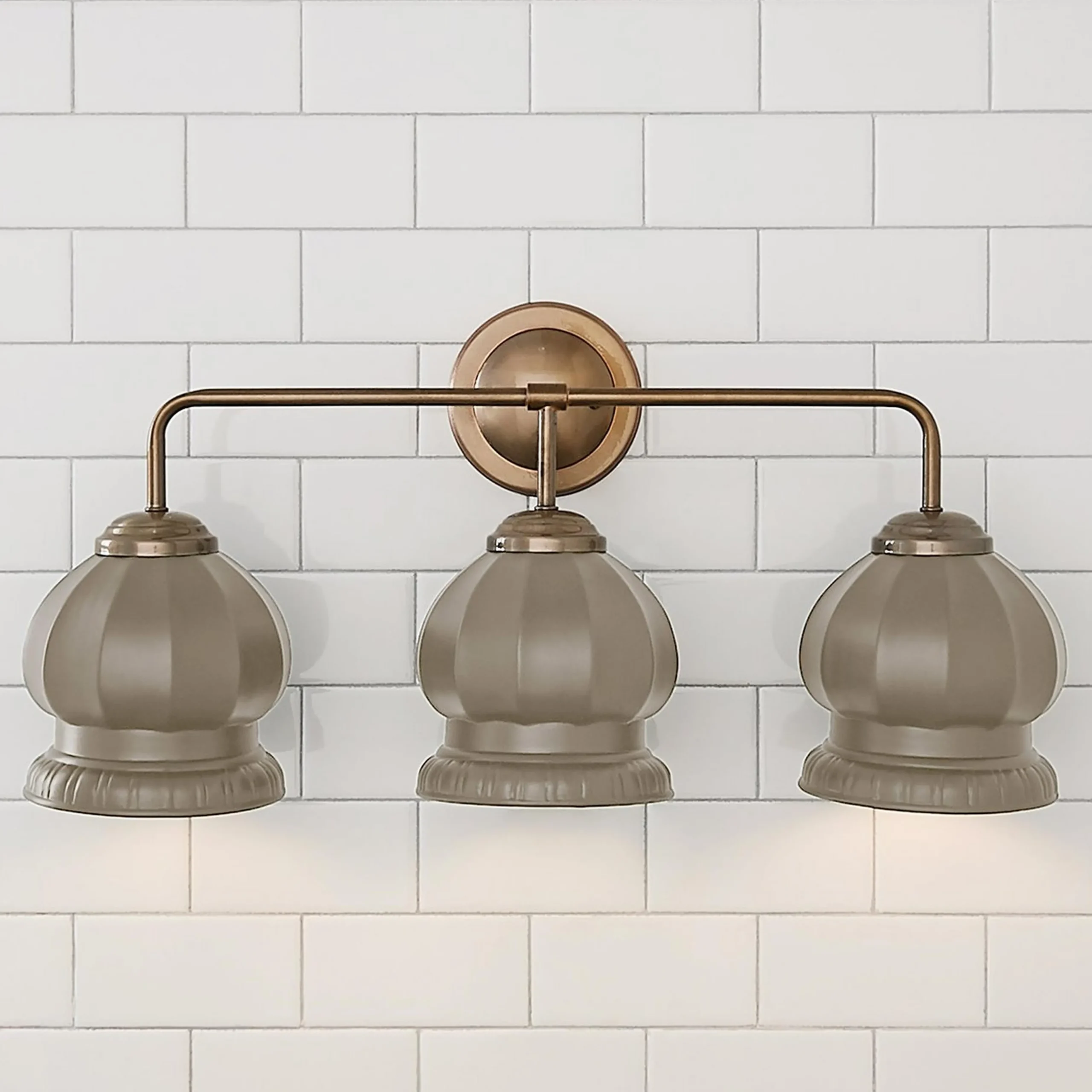 Chris Loves Julia Marlo Vanity Light - 3 Light - Ceramic