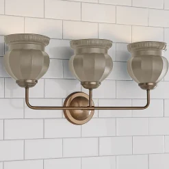 Chris Loves Julia Marlo Vanity Light - 3 Light - Ceramic