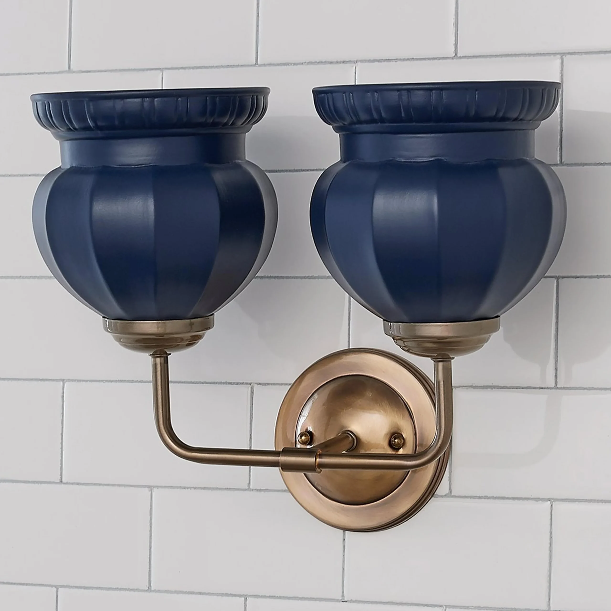 Chris Loves Julia Marlo Vanity Light - 2 Light - Ceramic