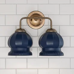 Chris Loves Julia Marlo Vanity Light - 2 Light - Ceramic