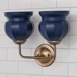 Chris Loves Julia Marlo Vanity Light - 2 Light - Ceramic