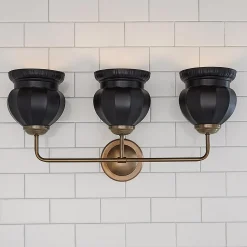 Chris Loves Julia Marlo Vanity Light - 3 Light - Ceramic