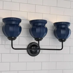Chris Loves Julia Marlo Vanity Light - 3 Light - Ceramic