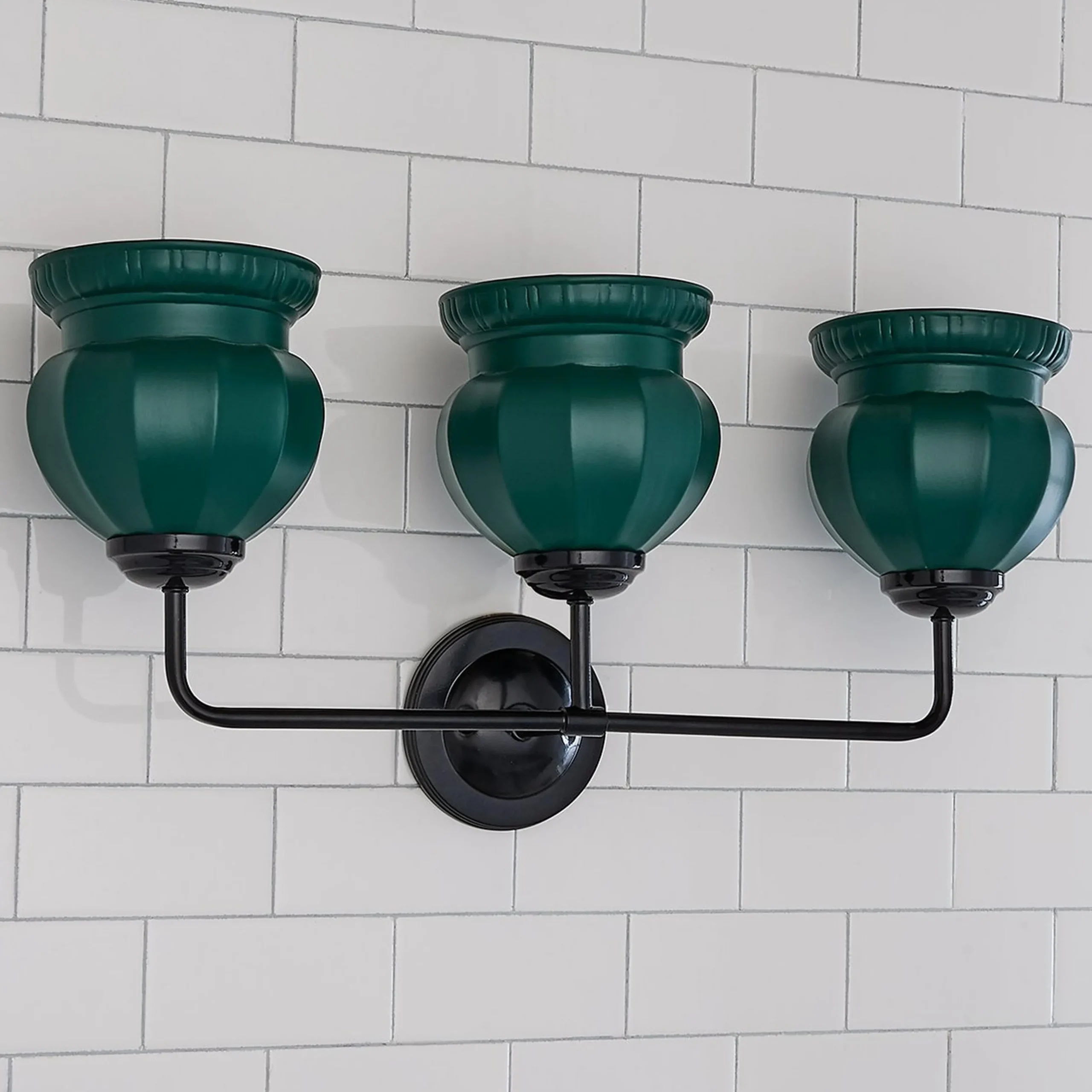 Chris Loves Julia Marlo Vanity Light - 3 Light - Ceramic