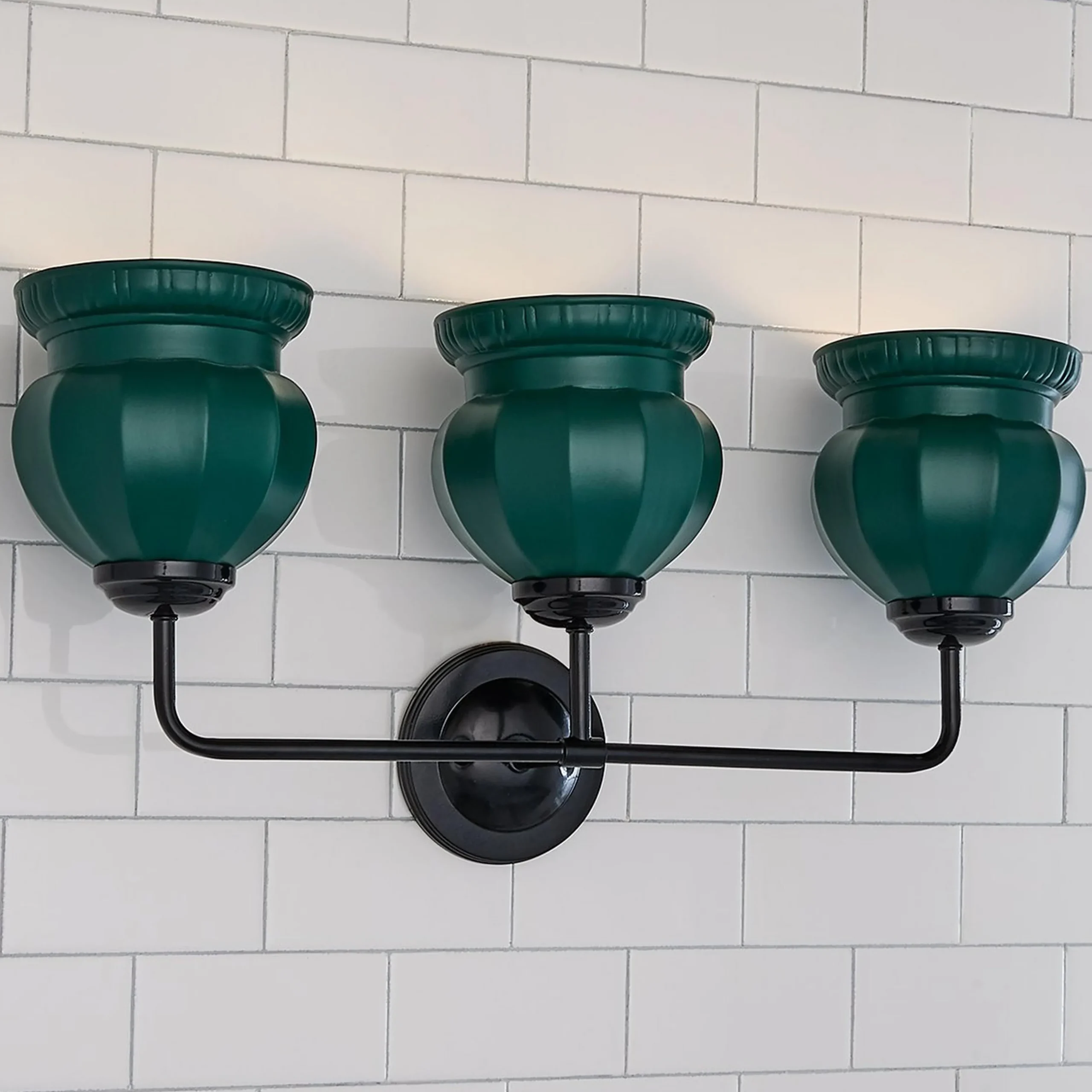 Chris Loves Julia Marlo Vanity Light - 3 Light - Ceramic