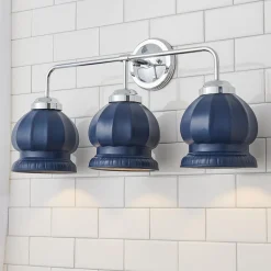 Chris Loves Julia Marlo Vanity Light - 3 Light - Ceramic