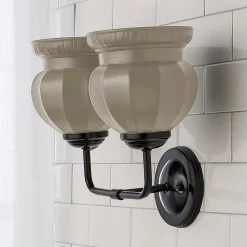 Chris Loves Julia Marlo Vanity Light - 2 Light - Ceramic