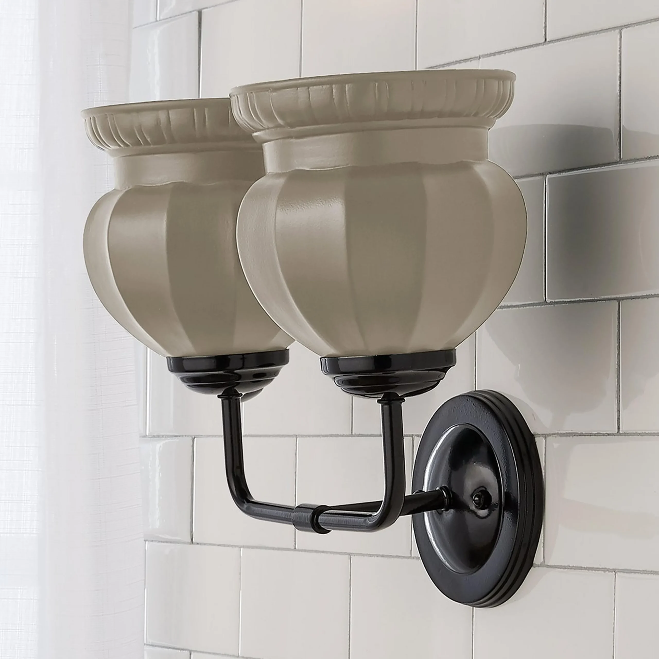 Chris Loves Julia Marlo Vanity Light - 2 Light - Ceramic