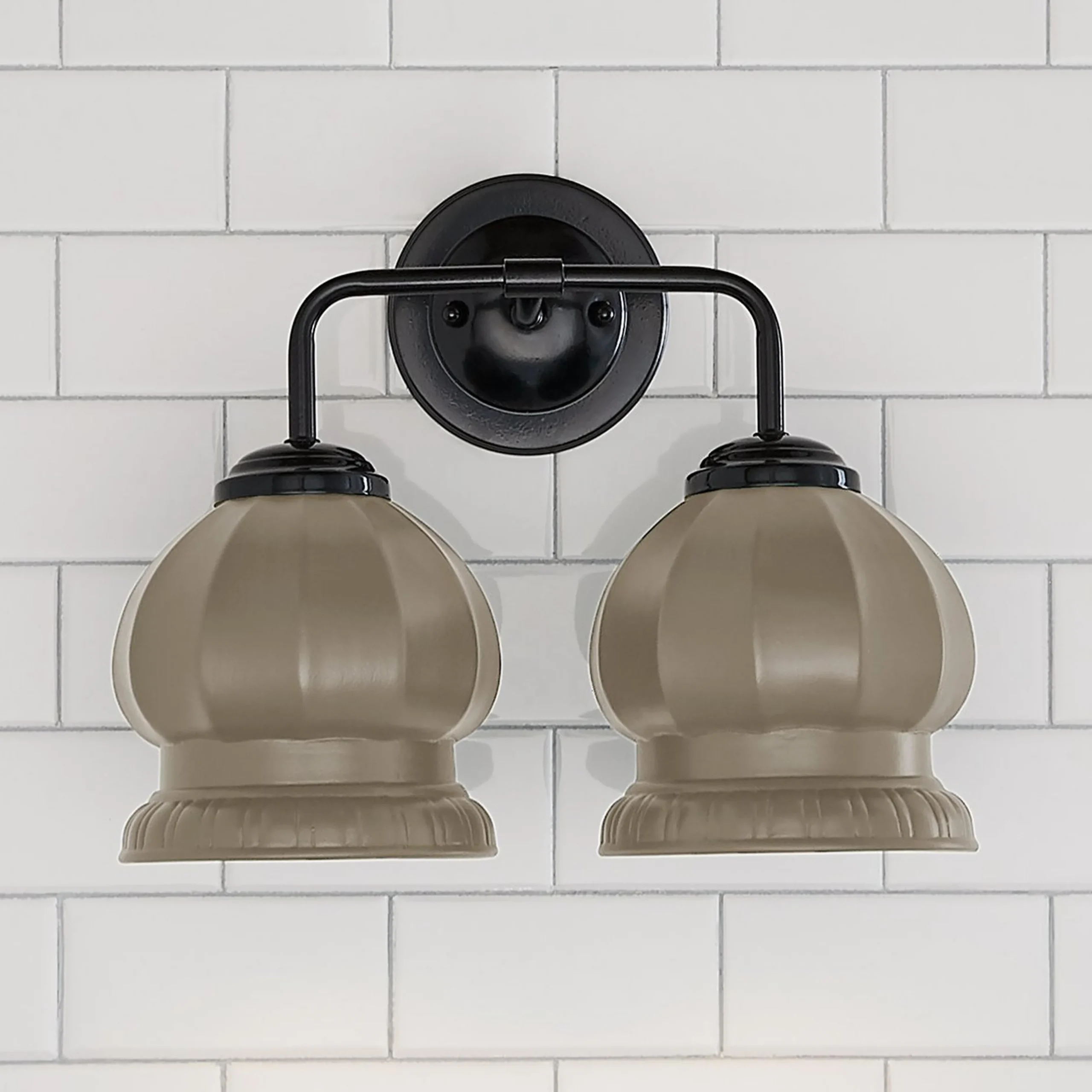 Chris Loves Julia Marlo Vanity Light - 2 Light - Ceramic