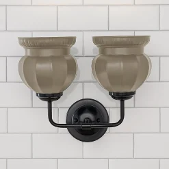 Chris Loves Julia Marlo Vanity Light - 2 Light - Ceramic