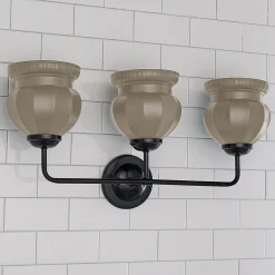 Chris Loves Julia Marlo Vanity Light - 3 Light - Ceramic