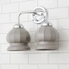 Chris Loves Julia Marlo Vanity Light - 2 Light - Ceramic