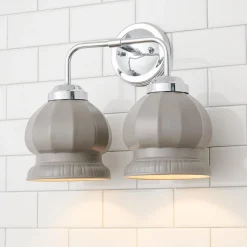 Chris Loves Julia Marlo Vanity Light - 2 Light - Ceramic