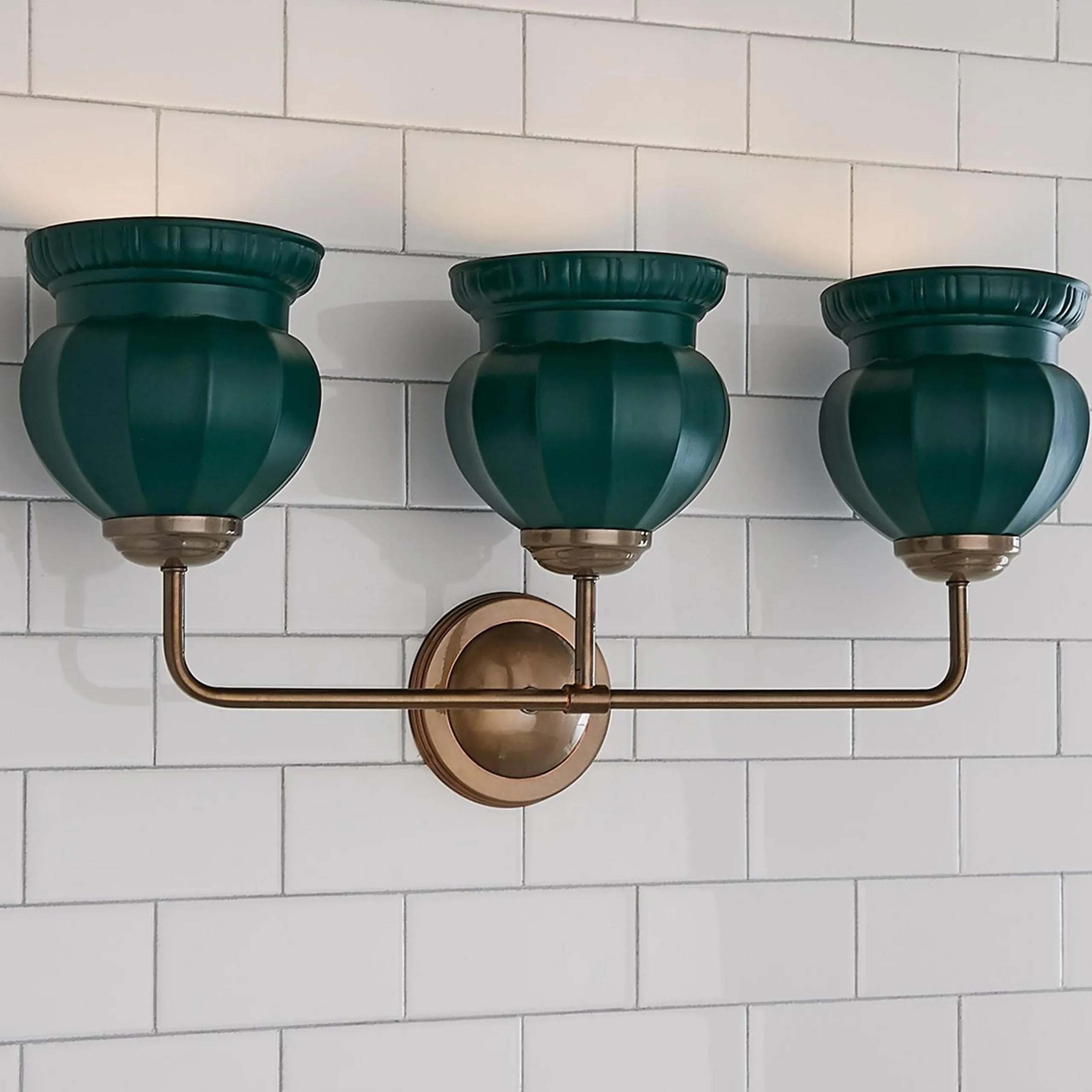 Chris Loves Julia Marlo Vanity Light - 3 Light - Ceramic