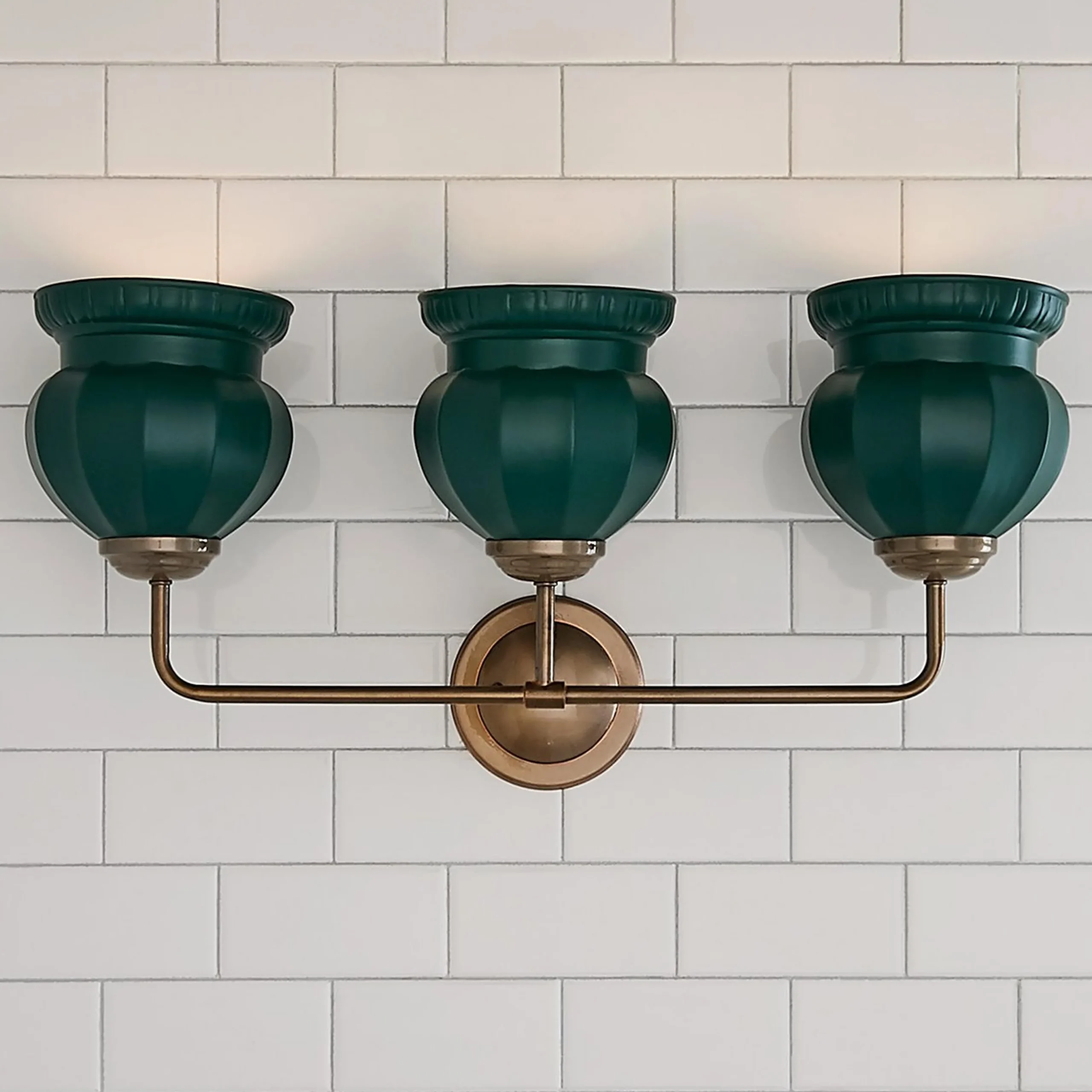 Chris Loves Julia Marlo Vanity Light - 3 Light - Ceramic
