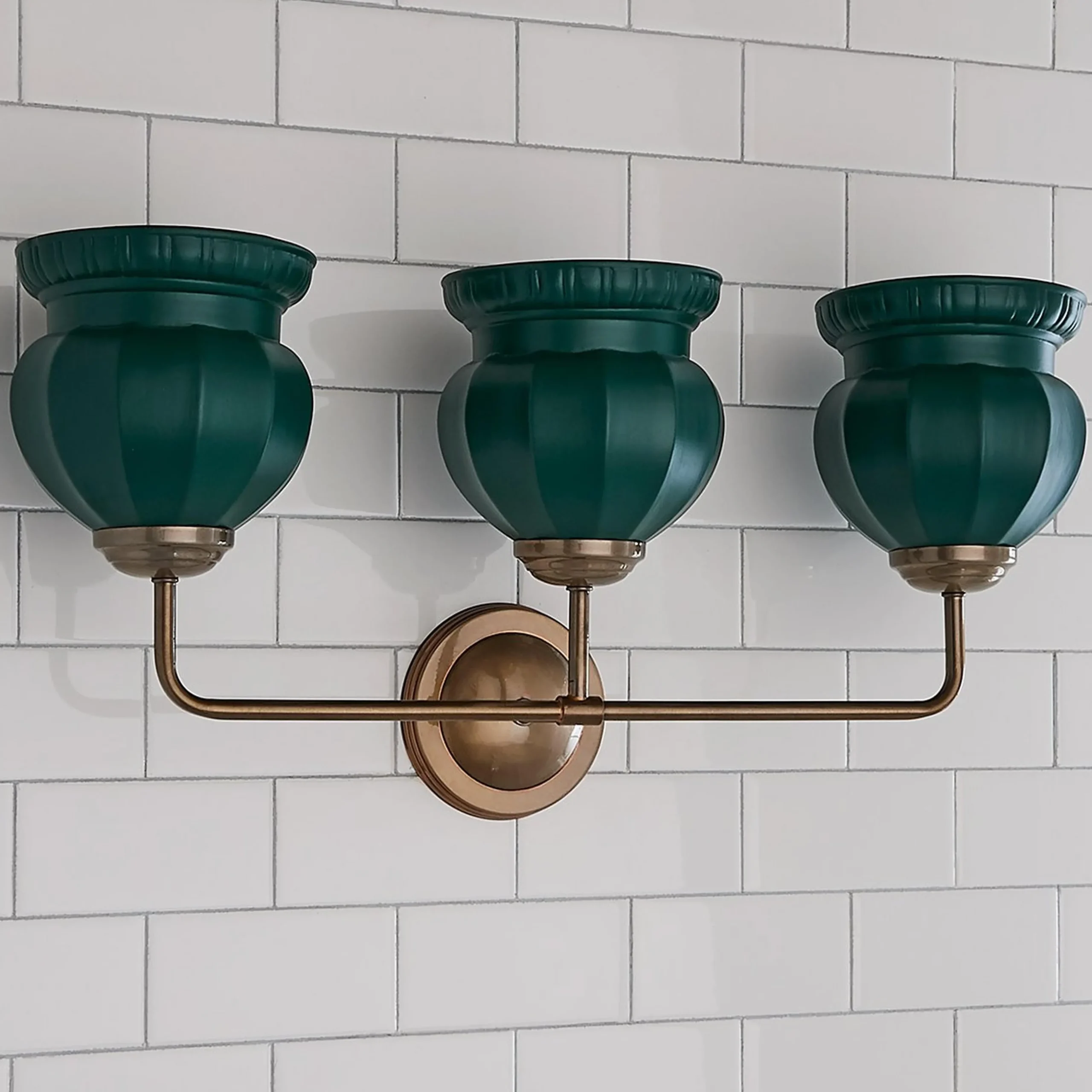Chris Loves Julia Marlo Vanity Light - 3 Light - Ceramic