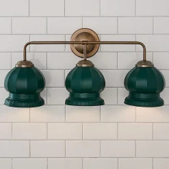 Chris Loves Julia Marlo Vanity Light - 3 Light - Ceramic