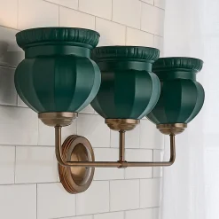 Chris Loves Julia Marlo Vanity Light - 3 Light - Ceramic