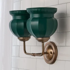 Chris Loves Julia Marlo Vanity Light - 2 Light - Ceramic