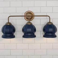 Chris Loves Julia Marlo Vanity Light - 3 Light - Ceramic