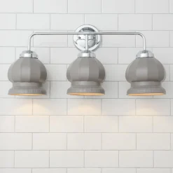 Chris Loves Julia Marlo Vanity Light - 3 Light - Ceramic