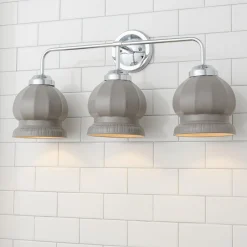 Chris Loves Julia Marlo Vanity Light - 3 Light - Ceramic