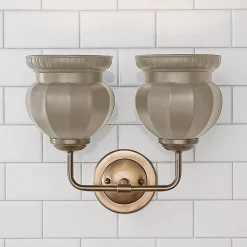 Chris Loves Julia Marlo Vanity Light - 2 Light - Ceramic