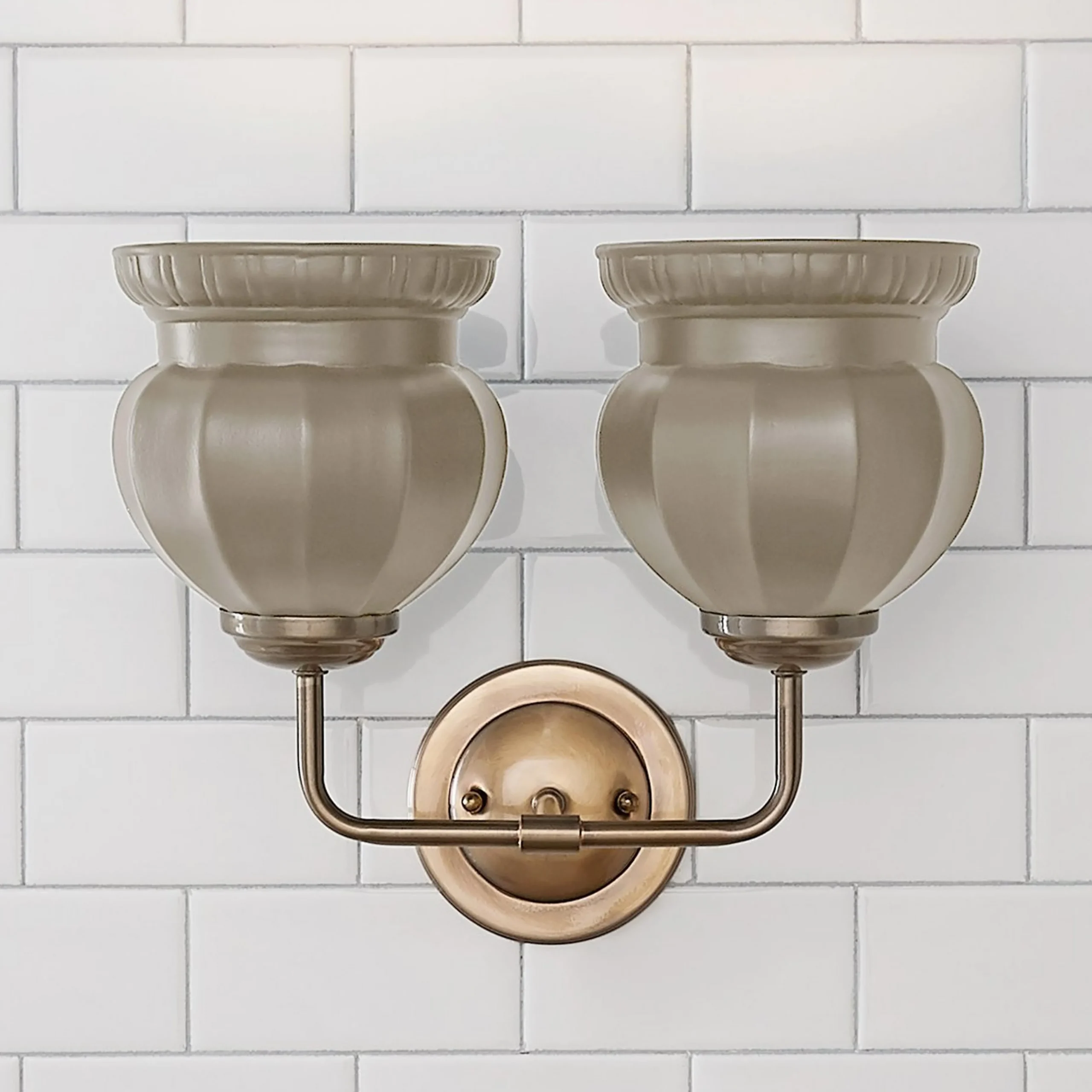 Chris Loves Julia Marlo Vanity Light - 2 Light - Ceramic