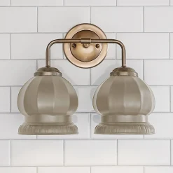 Chris Loves Julia Marlo Vanity Light - 2 Light - Ceramic