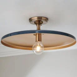 Chris Loves Julia Victor Semi-Flush Ceiling Light