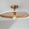 Chris Loves Julia Victor Semi-Flush Ceiling Light